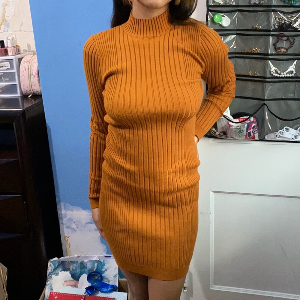 Cognac Forever 21 dress, Size S.